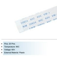thumbnail image 4 of Cable Plano Flexible, 20 Pines 0.5mm Pitch 100mm FPC FFC Cable de Cinta 5Pcs (Tipo A), 4 of 6