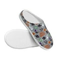 thumbnail image 3 of Easygdp Happy Halloween Slippers for Women Mens Winter Warm Home Slippers Plush Slip on House Slippers for Indoor Outdoor Shoes-35/36, 3 of 7