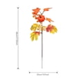thumbnail image 3 of Fall Artificial Floral Arrangement with Maple Leaves and Pumpkins Thanksgiving Harvest Table Centerpiece Decor for Home Shelf Mantel Plastic Faux Flower Sprig for Vase Filler and Autumn, 3 of 6