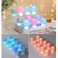 thumbnail image 2 of 10PCS Night Light Romantic Ball Shape Decorative Night Lamp Desktop Light, 2 of 7