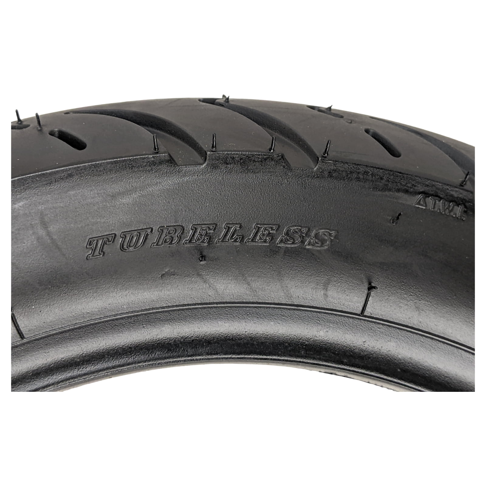 90/90-12 Tubeless Front or Rear Street Tread Scooter Tire - 12 Inch Rim - Suitable for TVS Jupiter, Hero Electric Optima HX/Photon HX