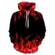 thumbnail image 2 of Sudadera con capucha para hombre con estampado 3D de llamas, tendencia urbana, hip hop, otoño, manga larga, ropa popular de gran tamaño para hombre, 2 of 4