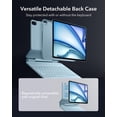 thumbnail image 4 of Funda con teclado para iPad Air ESR de 13 pulgadas con panel táctil multitáctil, 4 of 8
