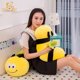 thumbnail image 5 of Big Bee Pillow Cute Soft Plush Stuffed Toys Animal Baby Dolls Hug Sleep Cuddle Large Cartoon Honeybee Long Cushion Children Gift, 5 of 5
