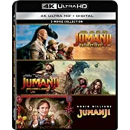 Jumanji: 3-Movie Collection (4K Ultra HD + Digital Copy)