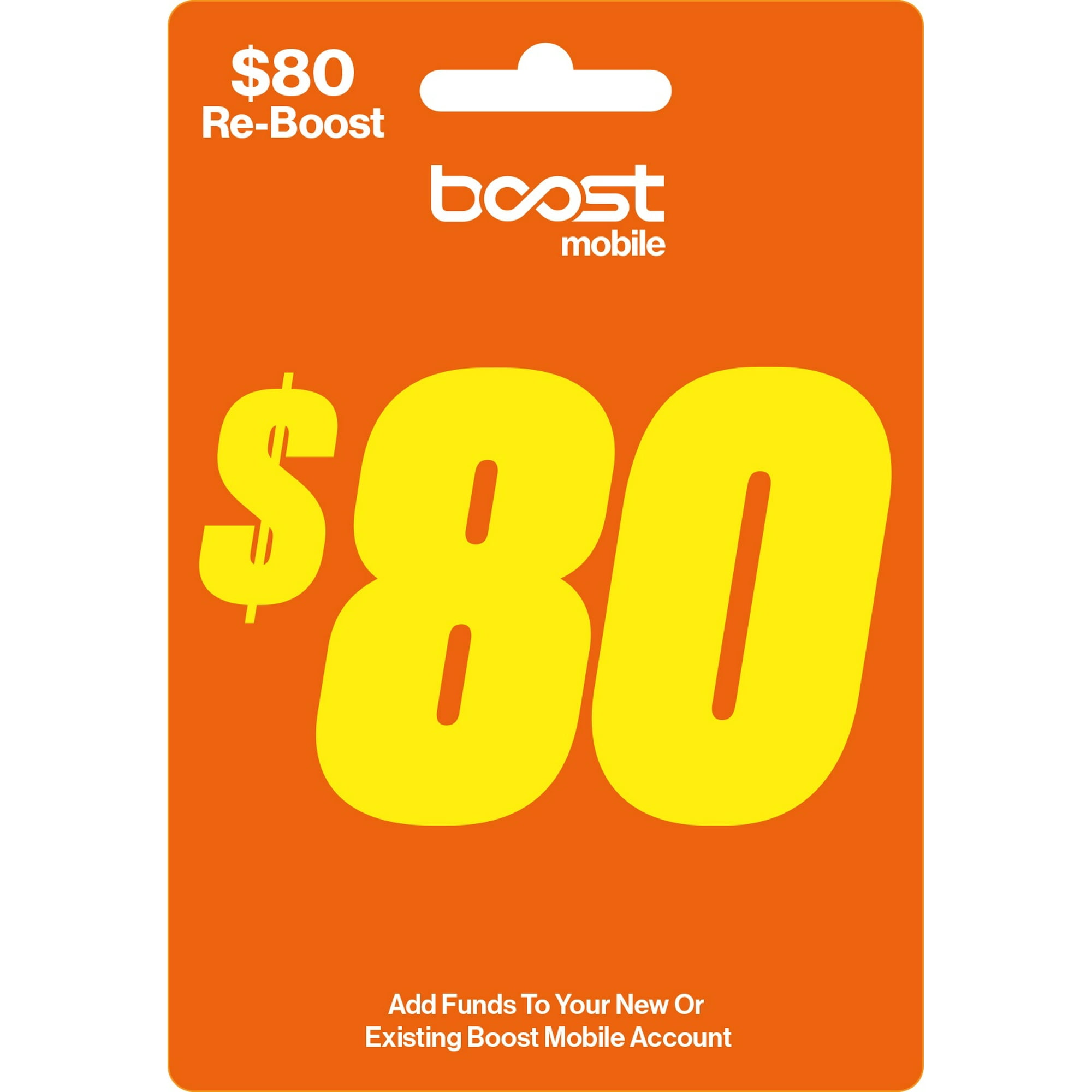Boost Mobile $80 Direct Top Up