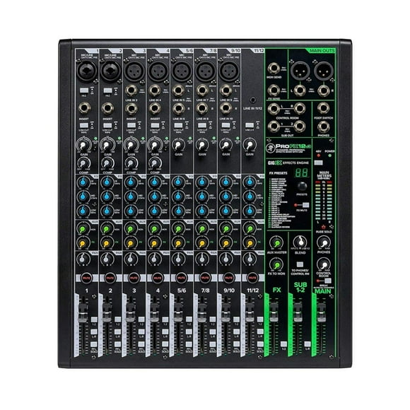 Mezcladora Mackie PROFX12V3 USB Profesional 12 Canales PROFX12V3