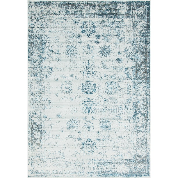Unique Loom Casino Sofia Distressed Floral Area Rug or Runner Walmart