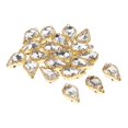 thumbnail image 1 of GUOOL 20x Loose Flatback Rhinestone Beads Buttons Crystal Wedding Decorations DIY, 1 of 9
