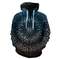 thumbnail image 1 of Sudadera con capucha y cremallera de mandala para hombre, de manga larga, con estampado 3D para adolescentes, ropa de calle moderna, con capucha, estilo hip hop, divertida., 1 of 6