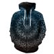 thumbnail image 1 of Sudadera con capucha y cremallera de mandala para hombre, de manga larga, con estampado 3D para adolescentes, ropa de calle moderna, con capucha, estilo hip hop, divertida., 1 of 6