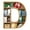 D4, variante sur Ornement Suspendu Livre Alphabet 26,Ornement Suspendu Amoureux des Livres Bibliothécaire Ornement, Formes Numériques Déco pour Rat de Bibliothèque Ornement Acrylique Cadeau