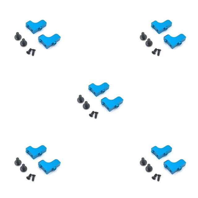 Shengyu 2 Pieces Servo Mount Fixed Bracket Upgrade Accessories Boy Toys DIY Modification Refitting A959 A959B A979B K929 blue 5Set