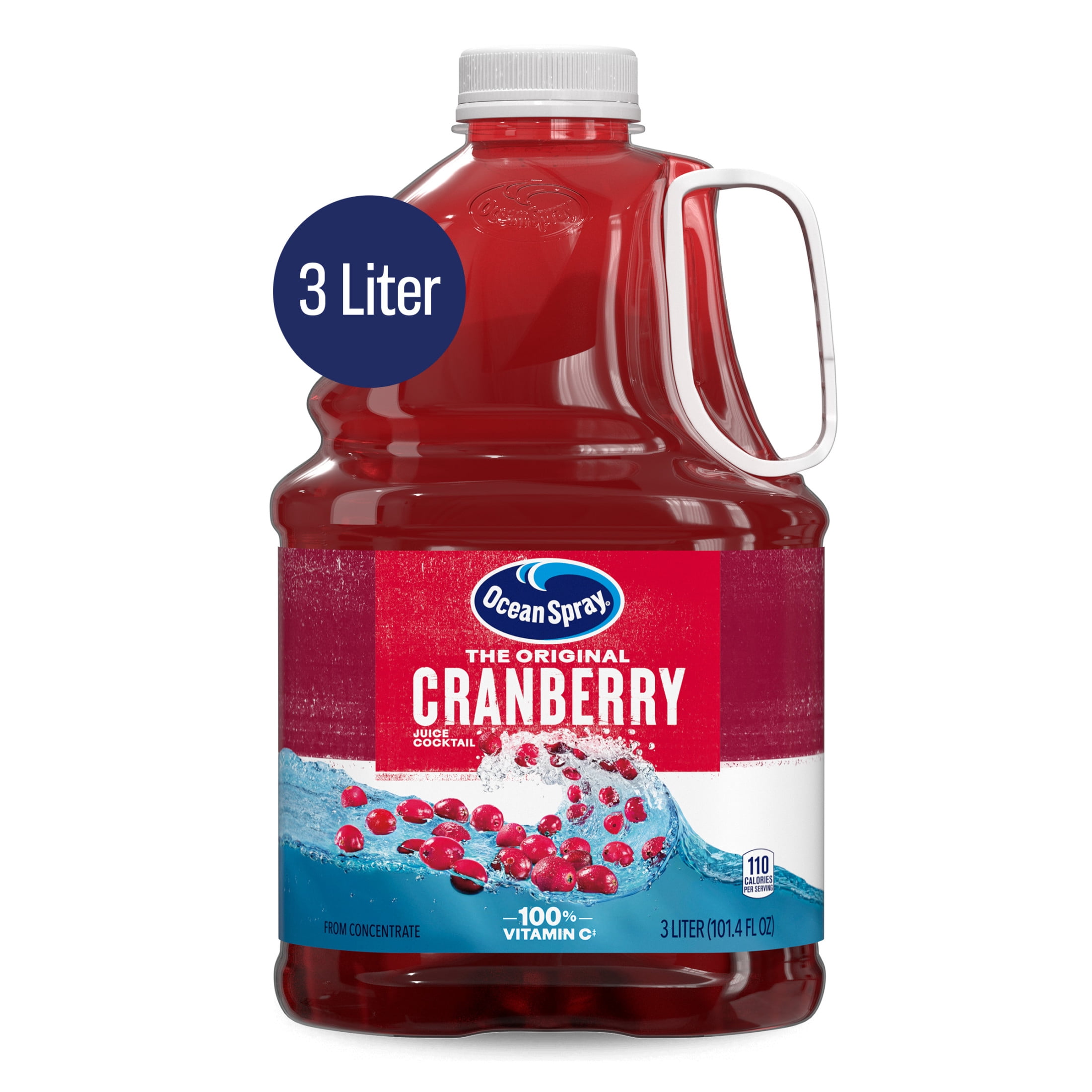 (3 pack) Ocean Spray® Cranberry Juice Cocktail, 101.4 fl oz Bottle