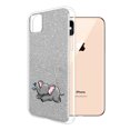 thumbnail image 2 of FINCIBO Silver Gradient Glitter Case Sparkle Bling TPU Cover for Apple iPhone 11 6.1" 2019, Elephant Birdy Lying, 2 of 4