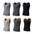thumbnail image 2 of Qarigey Chaleco cálido de terciopelo ropa interior de fondo de invierno ajustada sin mangas medias térmicas chaleco ropa deportiva de gran tamaño Camisetas tipo 6 Qarigey AP013566-06, 2 of 6
