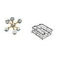 thumbnail image 5 of Figura esférica de escritorio, servilletero de mesa, dispensador de servilletas con brazo pesado, de vidrio y hierro. Ideal para regalar, decorar el h, 5 of 8