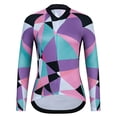 thumbnail image 2 of Maillot de ciclismo para mujer, camisetas de ciclismo, transpirables, de secado rápido, color rosa, manga larga, ropa deportiva para ciclismo de verano, 2 of 5