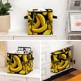 thumbnail image 6 of Banana Collapsible Cube Organizer Storage Bin with Handle, 10.8"x10.5"x10.6", Large Capacity for Clothes Storage, 6 of 6