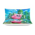 thumbnail image 3 of Kirby Kirby 3-Piece Bedding Set Soft Warm And Comfortable Soft Bed Set with 1 Duvet Cover And 2 Pillowcases for Bedroom, 3 of 7