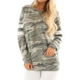 thumbnail image 1 of Blouse Camouflage à Manches Longues et Col Rond pour Femmes, 1 of 7
