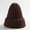 Coffee, variant on Adult Winter Unisex Solid Color Warm Hiphop Knitted Hat Cuffed Beanie Cap Black