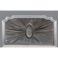 thumbnail image 4 of FOA Pappa Glam 3-Piece Silver Wood Bedroom Set - King + 2 Nightstands, 4 of 7