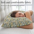 thumbnail image 5 of Vintage Flowers Throw Pillow Covers, Spring Yellow Green Floral Country Leaves Birds Soft Breathable Pillow Cases with Invisible Zipper, Small Pillowcases for Couch Bed Sofa Chair 16x24 Inches, 5 of 9