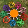 thumbnail image 3 of Miangastore Children Outdoor Blowing Bubble Blower Jumbo Giant Bubble Set Creative Large Bubble Ring Toys Bubble Maker Toys Bubble Wand (Tennis Racket Shape Big Bubble Tool Random Color), 3 of 9