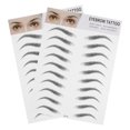 thumbnail image 1 of PIXNOR 2 Feuilles 3D Cheveux Réalistes Autocollant de Transfert de Sourcils d'Imitation Imperméable pour les Femmes, 1 of 7