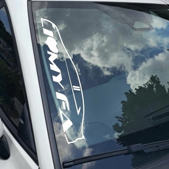 I Love my FA Vinyl Decal Sticker Bumper Window UV & Water Resistance Banner 21" perfect fit for windshield Low life JDM