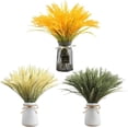 thumbnail image 5 of NETSENG 2 Pcs de Plantes Simulées, Riz Simulé de 30cm, Fleurs Simulées, Placé à l'Intérieur et à l'Extérieur Jaune, 5 of 5