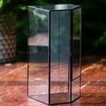 thumbnail image 4 of NCYP Geometric Large Glass Terrarium with Door, for Plants, Moss Wall Landscapes 6.1" x 6.1" x 11.8" (Terrarium Only), 4 of 9