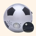 thumbnail image 4 of REGALWOVEN Spherical Mechanical Alarm Clock, Soccer-Shaped Design, Non-Tick Movement, Night Light for Teens Green 4.5"L x 3.9"W x 4.3"H, 4 of 4