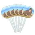thumbnail image 1 of Walrus Beach Animal Cupcake Picks Toppers - Set of 6, 1 of 1