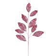 thumbnail image 1 of Vickerman QG191879 29 in. Pink Glitter Leaf Spray - 6 per Bag, 1 of 1