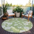 thumbnail image 6 of Addison Rugs Chantille Indoor/Outdoor Transitional Floral Aloe Washable Round Rug, 8' x 8', 6 of 6
