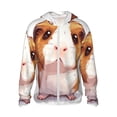 thumbnail image 1 of Balery Cartoon Guinea Pig Sudadera ligera de manga larga con capucha y protección solar UPF 50+ para hombre y mujer, ideal para pesca y running-Medium, 1 of 7