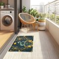 thumbnail image 4 of Yayeee Doormat for Inside 20"x32" Absorbent Low-Profile Washable Non-Slip Rubber Backed Entryway Rug, Green Celestial Serpent, 4 of 8