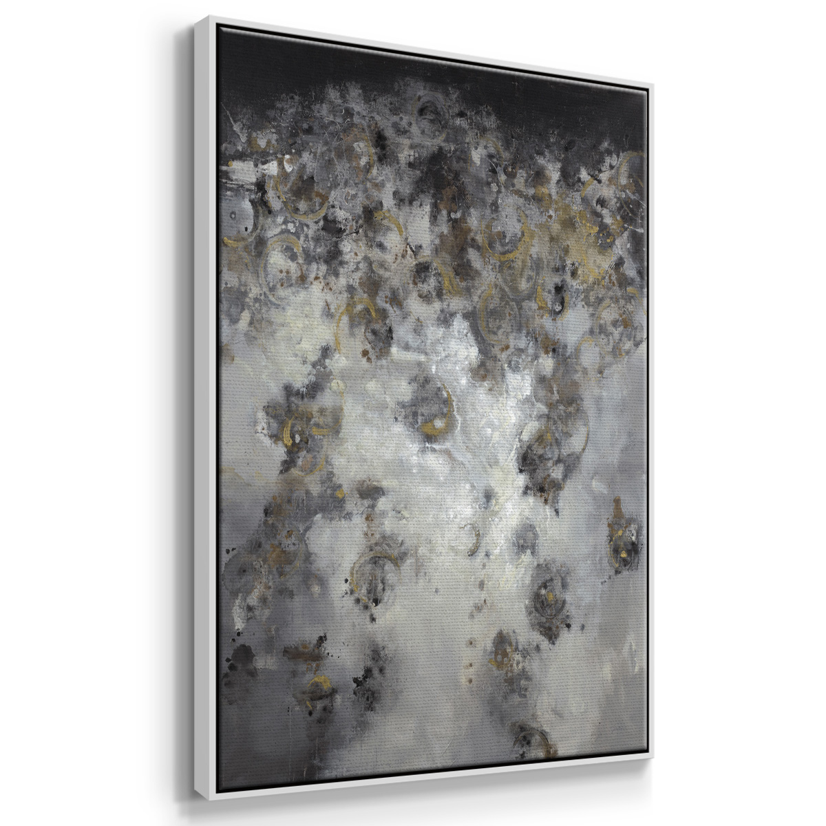 Meteor Showers Framed Premium Gallery Wrapped Canvas - Ready to Hang