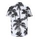 thumbnail image 4 of Blusa y camisa de manga corta con cuello vuelto Camisa casual para hombre Camisa de bolos vintage de manga corta Camisas de verano de playa cubana Camisa con botones Blusa para hombre Poliéster, 4 of 5