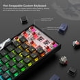 thumbnail image 3 of Teclado Womier WK61 Creamy Mechanical RGB Cableado 60%, 3 of 6