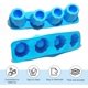 thumbnail image 3 of Molde para cubitos de hielo para tazas, molde de silicona de vidrio de 4 cavidades, bandeja de cubitos de hielo de silicona reutilizable para whisky, cóctel, café (1, azul-rectangular), 3 of 3