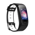 thumbnail image 1 of reloj inteligente Reloj inteligente para teléfonos Android podómetro Monitor de para hombres mujeres salud y Fitness reloj inteligente - y Negro blanco negro Fanmusic reloj inteligente, 1 of 6