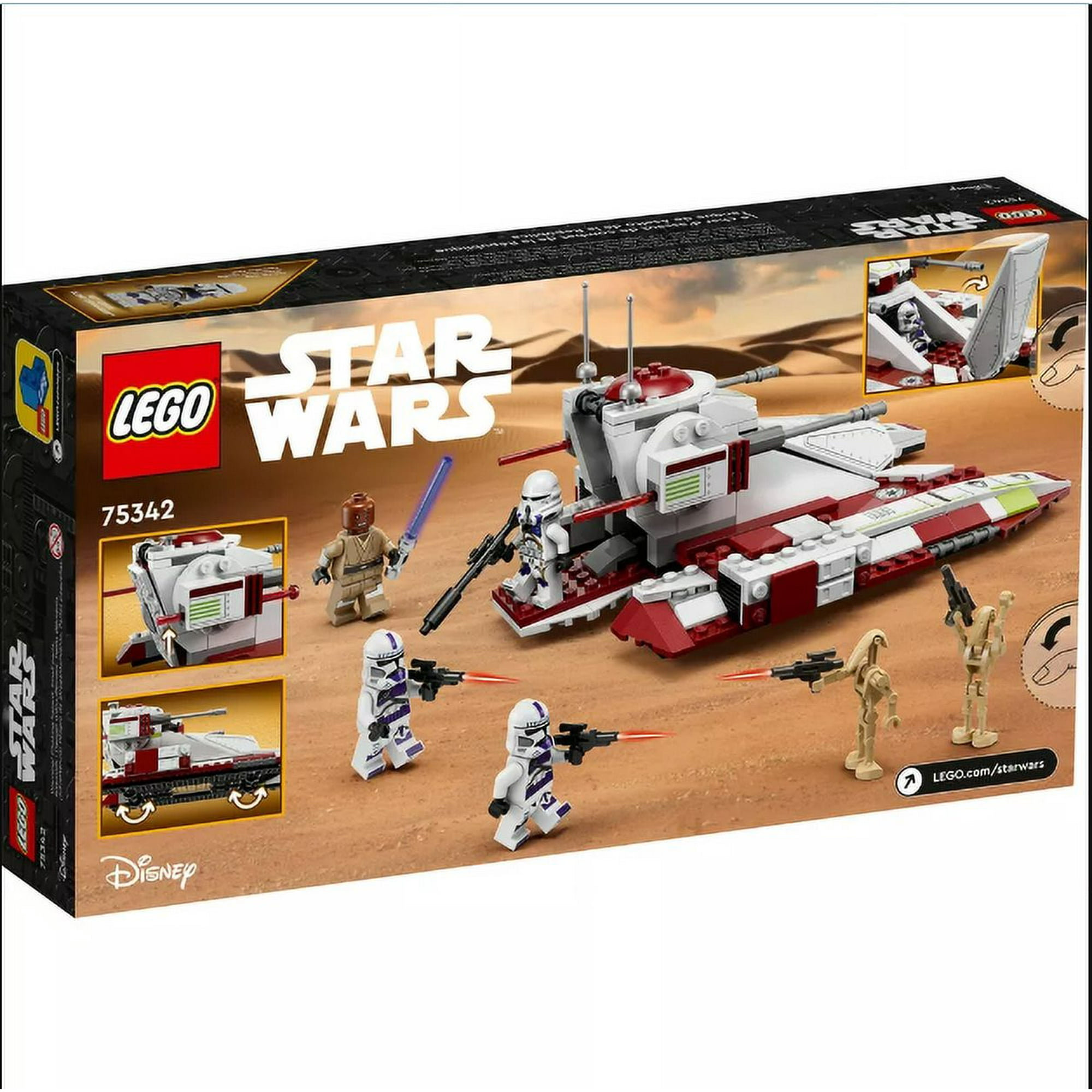Lego Star Wars Republic Fighter Tank 75342 Construction Game Silver