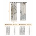 thumbnail image 6 of Fsddascl Retro Map Blackout Curtains for Bedroom/Living Room, Thermal Insulated Kitchen Curtains, Middle Century Rustic Mountain Ocean Landscape Grommet Darkening Window Treatment Drapes 42"x84"x2, 6 of 6