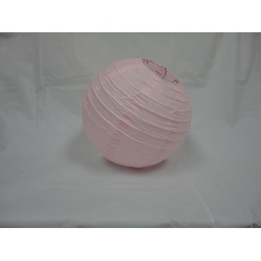 8" LIGHT PINK CHINESE PAPER LANTERNS 10 COUNTS