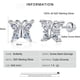 thumbnail image 4 of Pendientes de tuerca con forma de mariposa, gato, mariquita, unicornio, tortuga, ángel, flamenco, para niñas y mujeres, pendientes de plata de ley hipoalergénicos con cierres de rosca seguros, 4 of 4