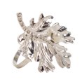 thumbnail image 3 of Coofit Napkin Ring Rhinestone Stainless Steel Napkin Wrap Wedding Decor for Banquet, 3 of 6