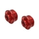 thumbnail image 3 of 2 piezas de eje de rueda delantera, accesorios de aleación de aluminio, buje de rueda delantera de motocicleta para CRF 250 M, suministros de repuesto Rojo, 3 of 9